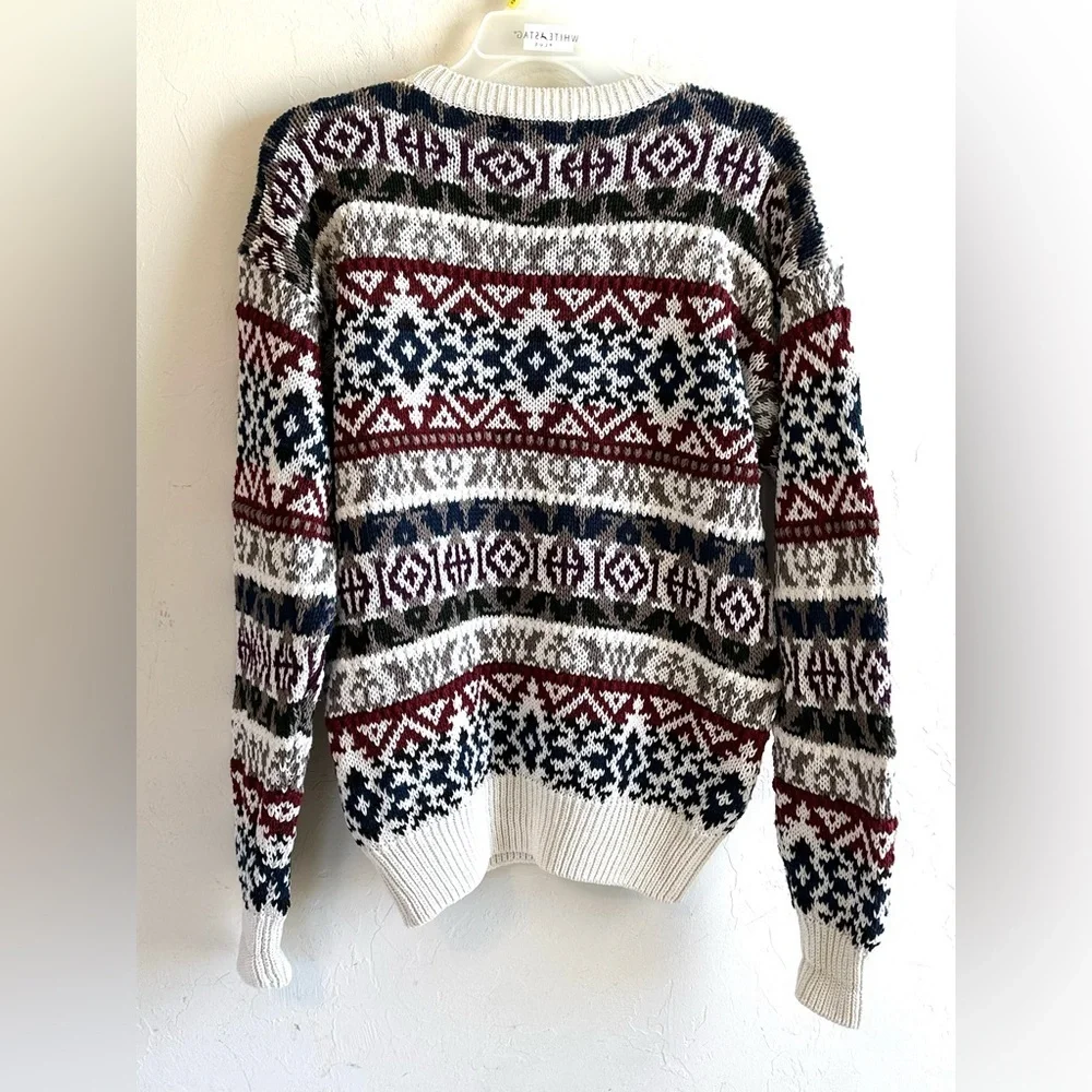 Old School Clothing Co. Vintage Oversized Grandpa Chunky Unisex Sweater Sz M